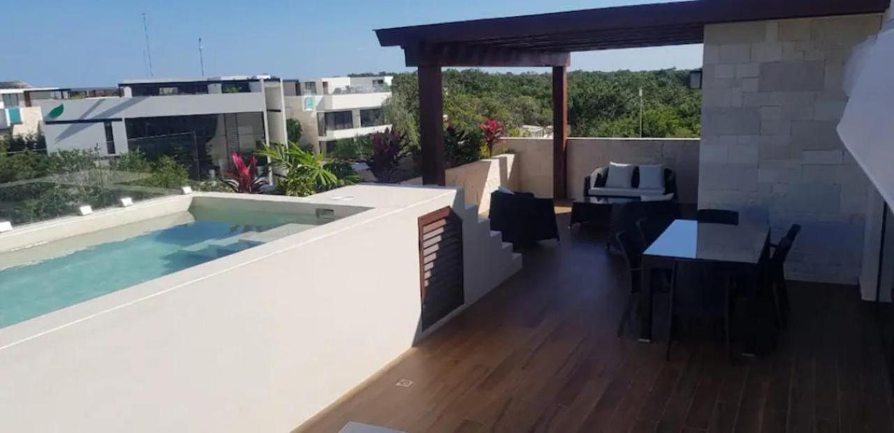 شقة Penthouse Blue Luxury La Veleta تولوم المظهر الخارجي الصورة
