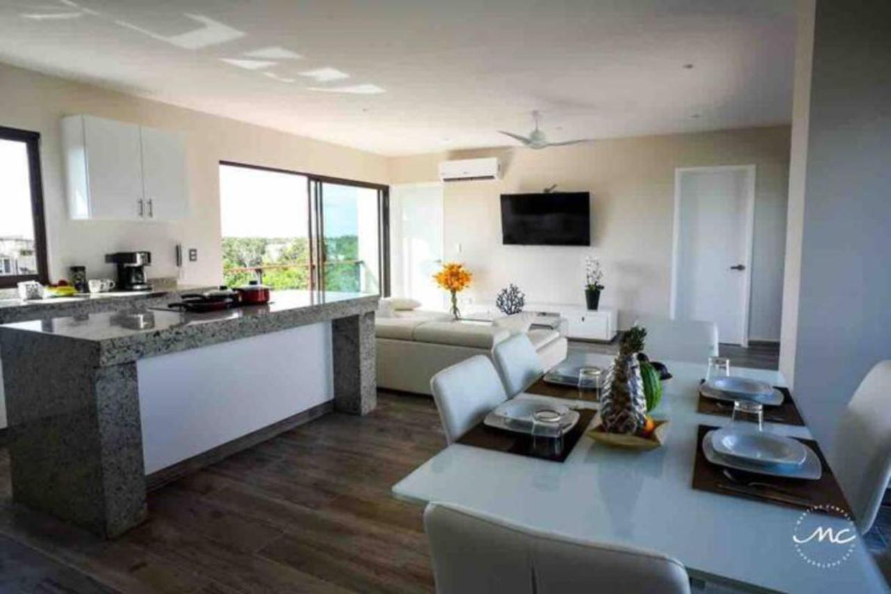شقة Penthouse Blue Luxury La Veleta تولوم المظهر الخارجي الصورة