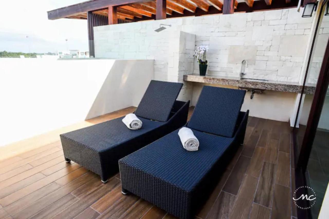 شقة Penthouse Blue Luxury La Veleta تولوم المظهر الخارجي الصورة