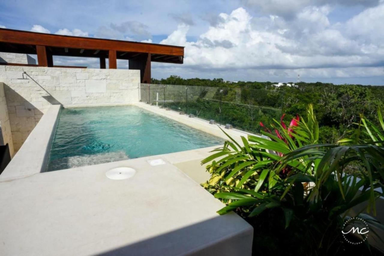 شقة Penthouse Blue Luxury La Veleta تولوم المظهر الخارجي الصورة
