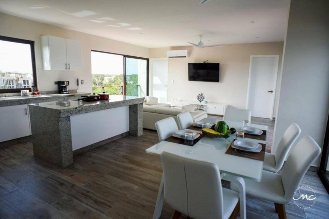 شقة Penthouse Blue Luxury La Veleta تولوم المظهر الخارجي الصورة