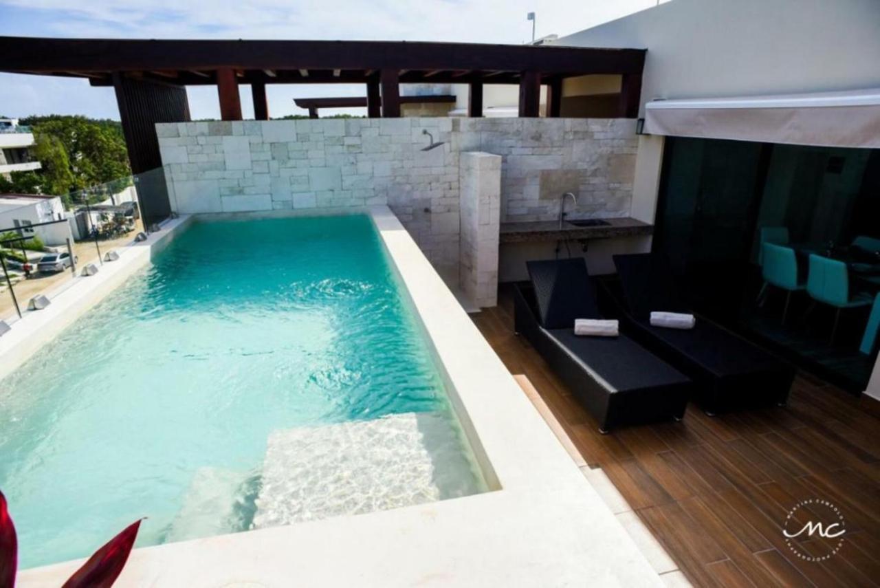 شقة Penthouse Blue Luxury La Veleta تولوم المظهر الخارجي الصورة
