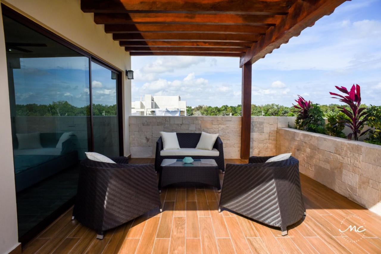 شقة Penthouse Blue Luxury La Veleta تولوم المظهر الخارجي الصورة