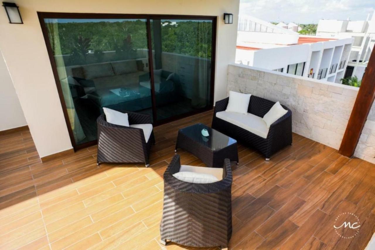 شقة Penthouse Blue Luxury La Veleta تولوم المظهر الخارجي الصورة